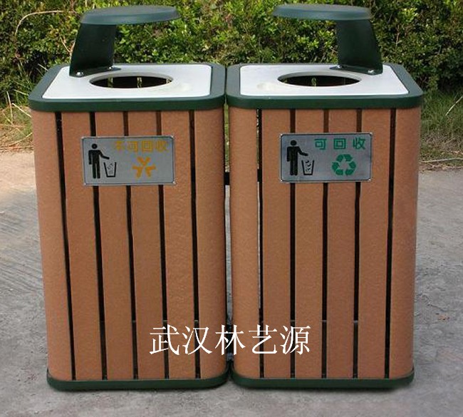 塑木垃圾桶2