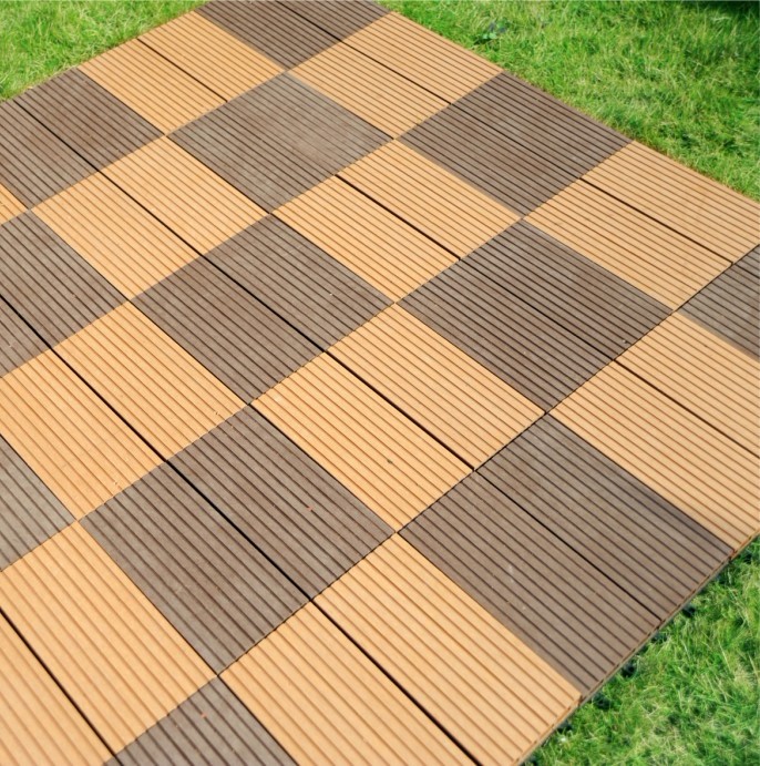 塑木DIY地板1